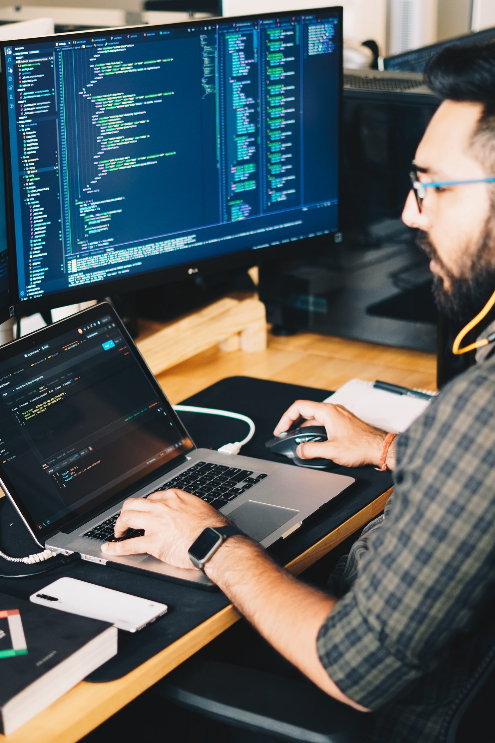 man-coding man-coding
